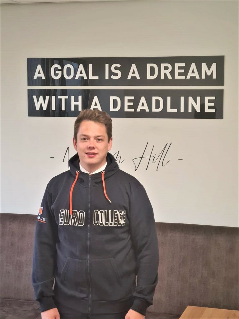 Willem Hoogerheide studeert International Business & Entrepreneurship aan EuroCollege Rotterdam