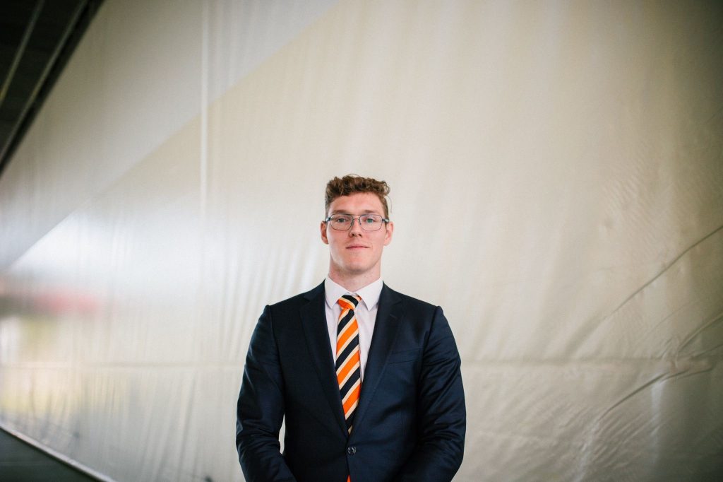 Tweedejaars student Utrecht presenteert zijn project