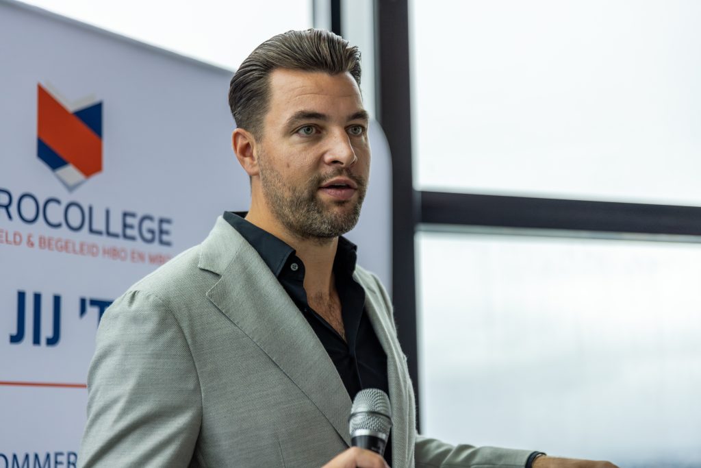 oud student Dennis en zijn eigen restaurant