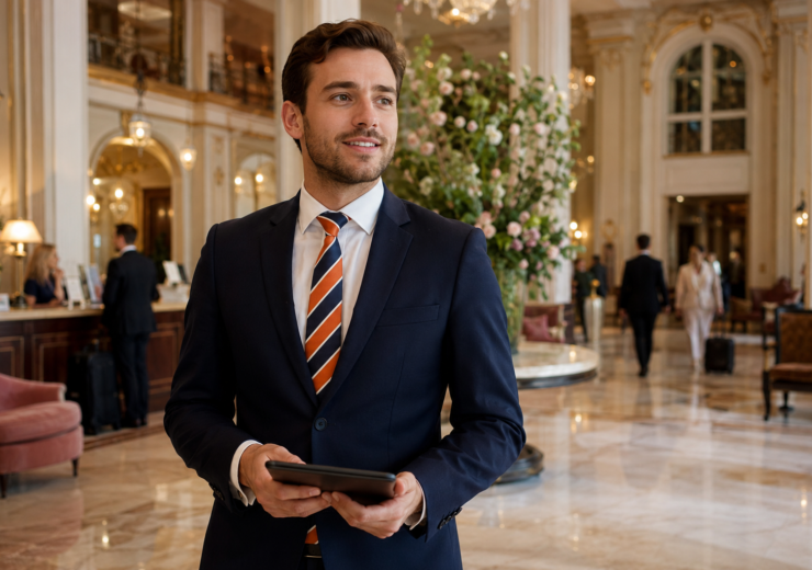 Hotelmanager met goede eigenschappen